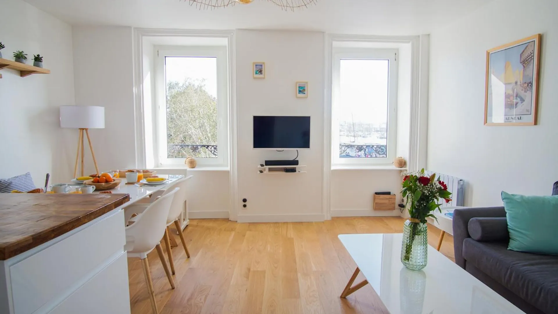 -Porto- Elegant T3 Avec Vue Sur La Ville-Close Concarneau Lägenhet
